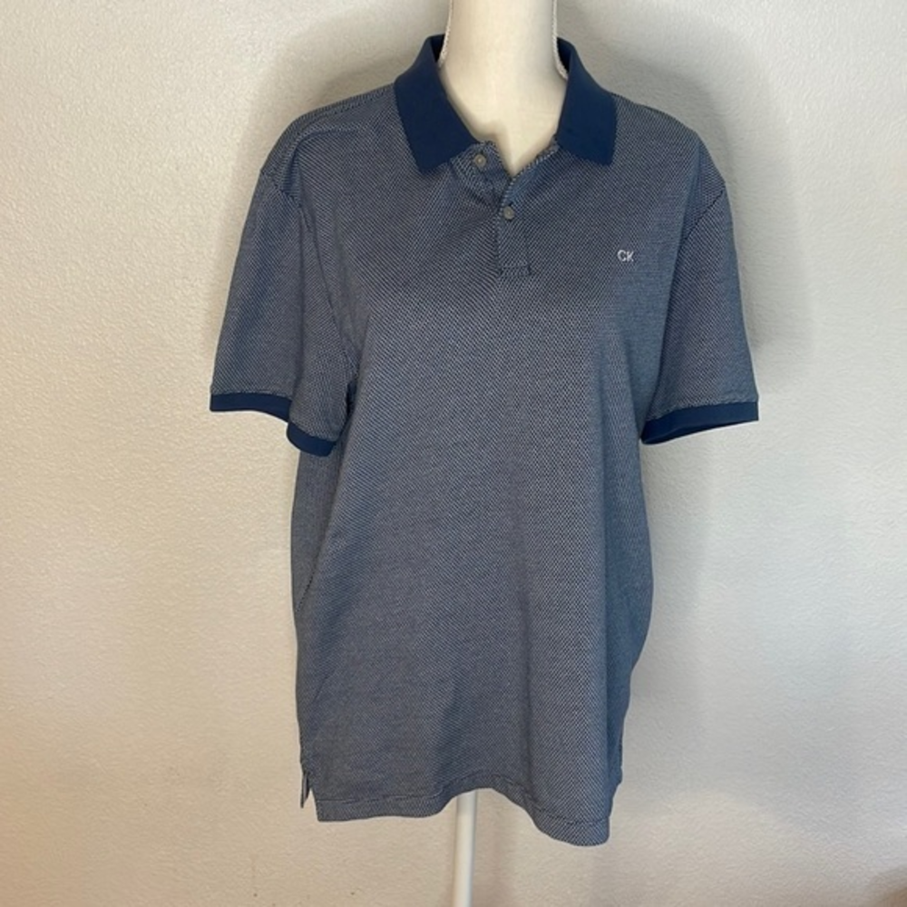 Calvin Klein‎ Blue Cotton Polo